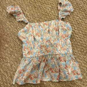 Miami Floral Print Tank Top